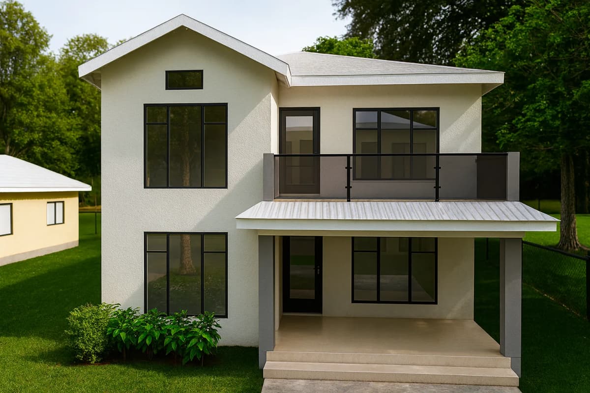 Torre Alta elevation - three or four bedroom two-story home